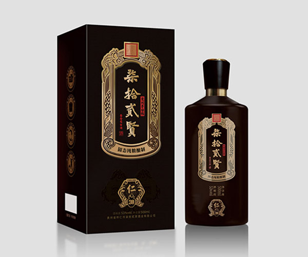 柒拾貳賢醬酒包裝
